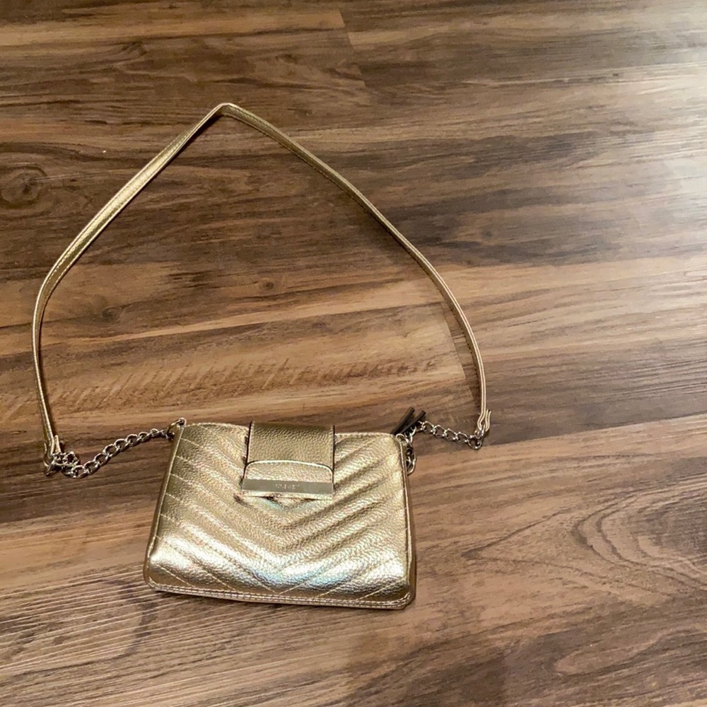 Nine West small gold crossbody